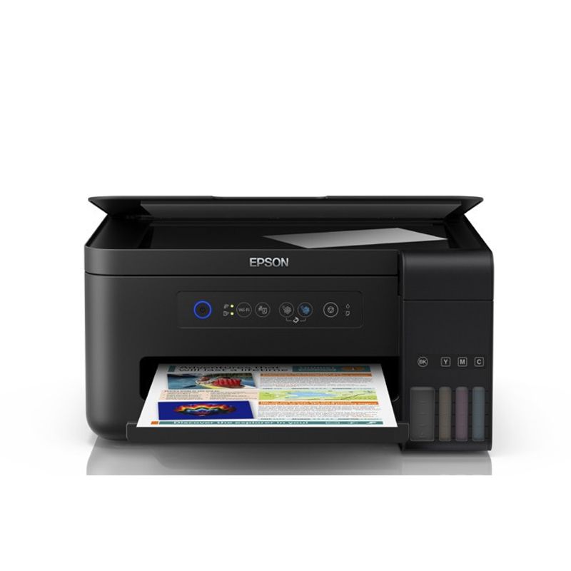 Impresora multifuncional Epson EcoTank L4150 Wi-Fi negro frontal