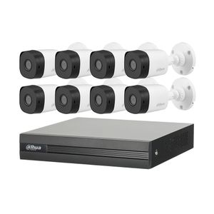 Kit de seguridad Dahua 8 cámaras 1080P + dvr 8ch + disco duro 1TB