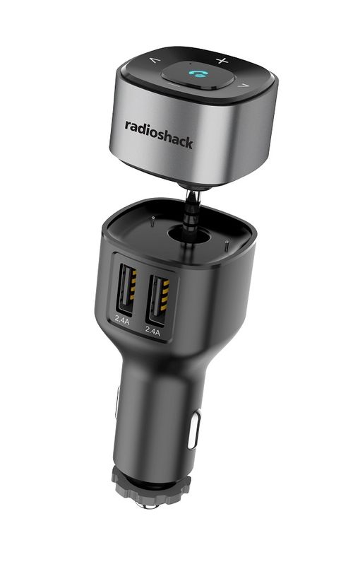 Cargador y receptor para auto Radioshack USB, bluetooth