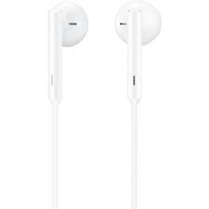 Audífonos in ear con micrófono Huawei CM33 diseño ergonómico, conector tipo C, control de música y llamadas, blanco