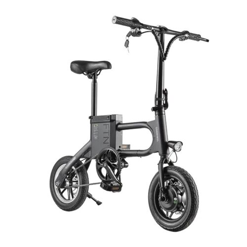Bicicleta eléctrica plegable Coswheel FTN T2 PRO II autonomía 20-25 km, 350W, vel. 20 km/h, 100 kg, negro