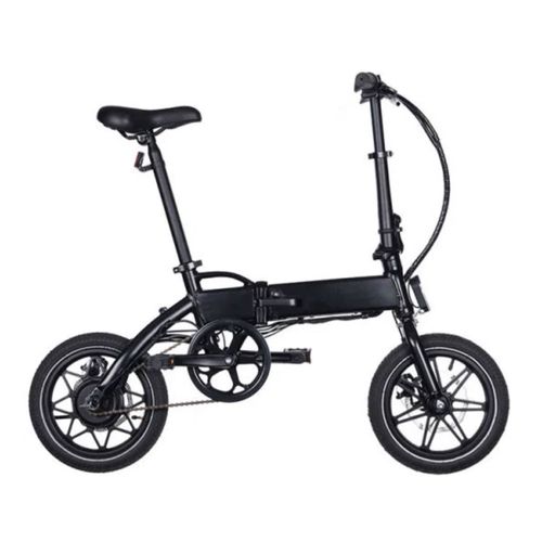 Bicicleta eléctrica Onebot T3, Aro 14, autonomía 20-30 km, 250W, vel. 25 km/h, 110 kg, negro