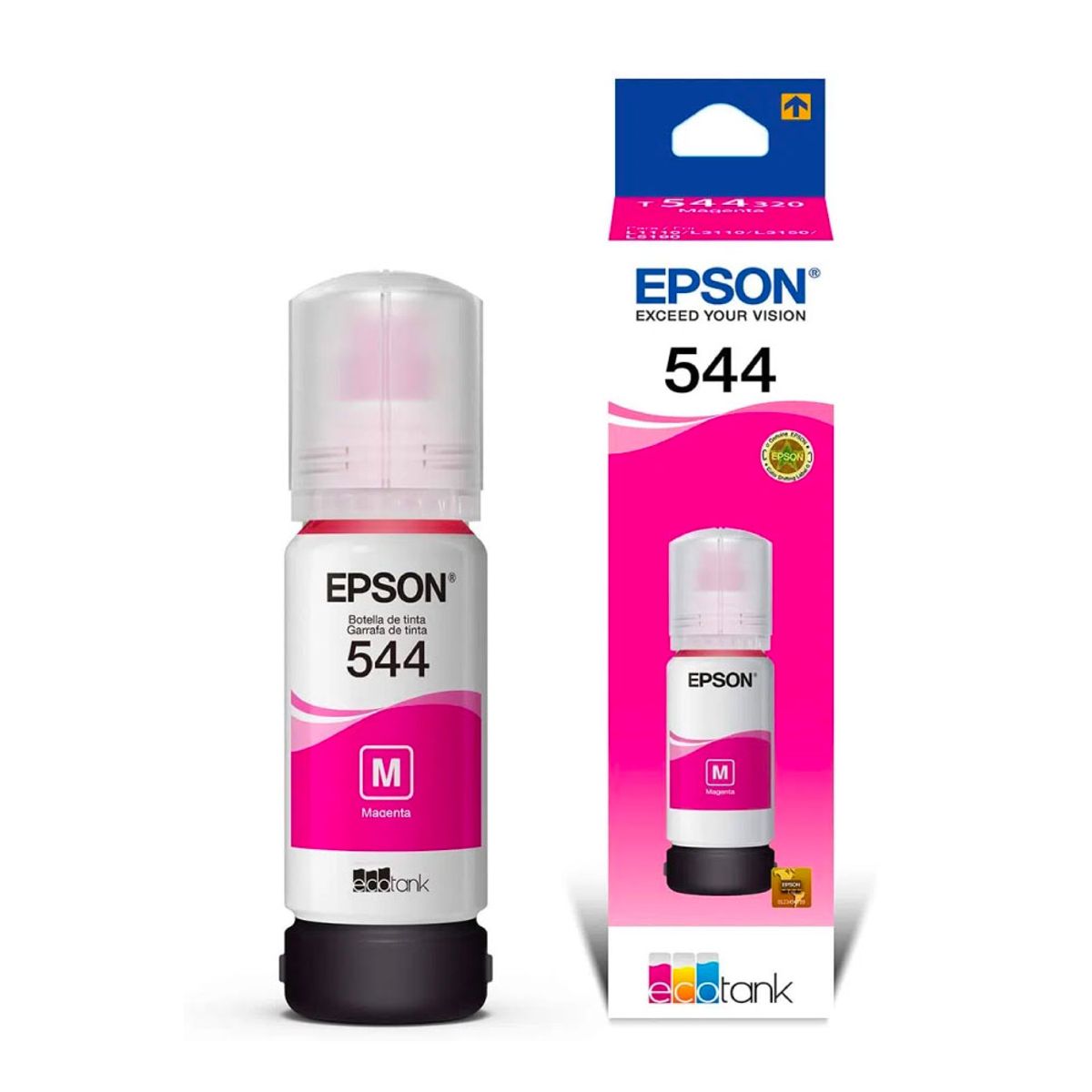 Botella de Tinta Epson T544320 Magenta L1110/L3110/L3210/L3150/L3160/L5190