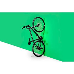 Rack para bicicleta M blanco/negro, para neumáticos de carretera estándar de entre 33 - 43 mm