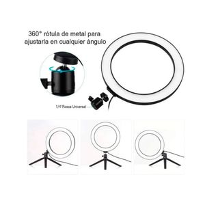 Aro de luz Governa Cxb-260 10" 26 cm, 12w, 3 modos de iluminación