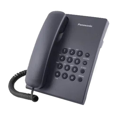 Teléfono fijo Panasonic KX-TS500LXB marcado rápido