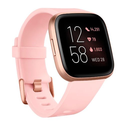 Smartwatch Fitbit Versa 2, resistente al agua, máx. 6 días, 1.4", rosado