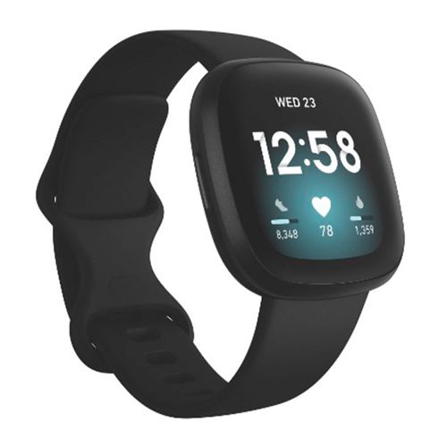 Smartwatch Fitbit Versa 3 gps, resistente al agua, máx. 6 días, 20 modos deportivos, negro