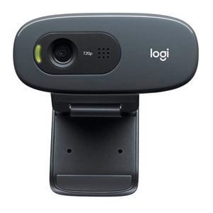 Cámara web Logitech C270 HD 720p, conexión USB, micrófono integrado