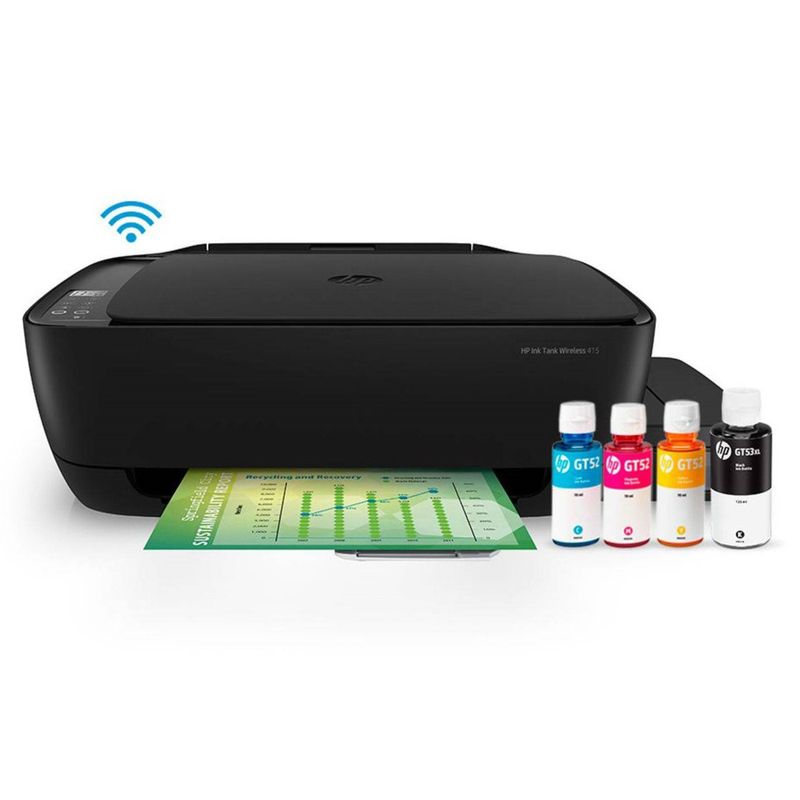 Impresora multifuncional HP Ink Tank 415 Wireless frontal