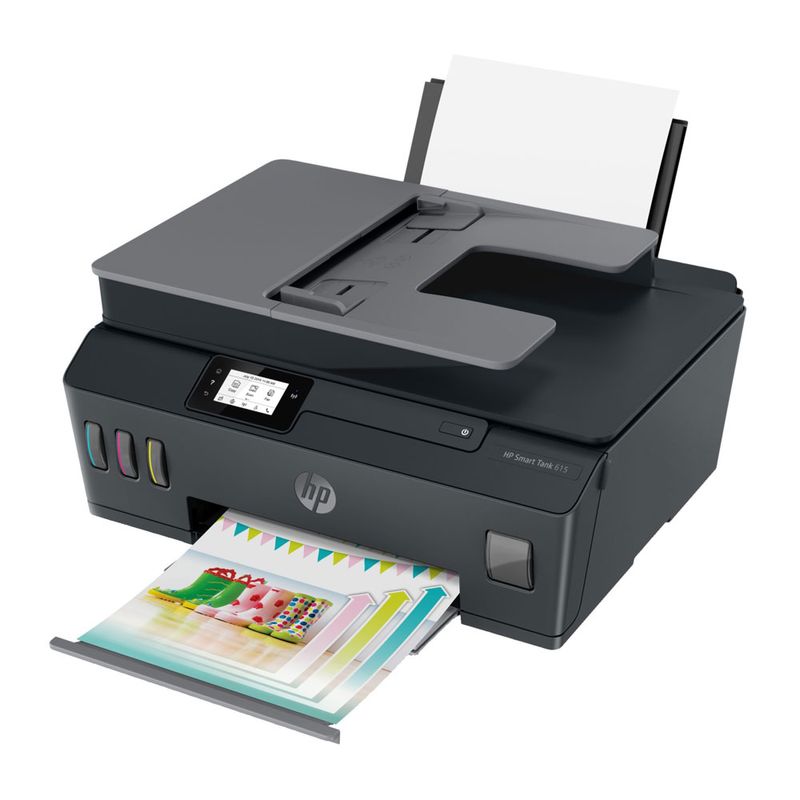 Impresora HP Smart Tank 615 Wireless frontal oblicuo