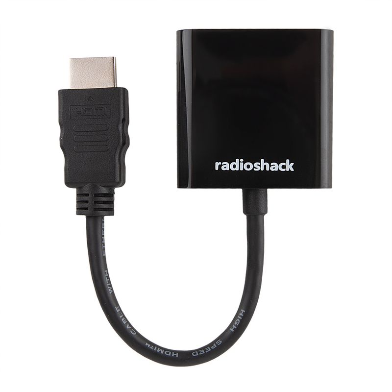 Adaptador Radioshack hdmi a vga hembra flexible 8" Coolbox