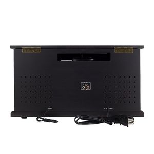 Tocadiscos bluetooth clásico Coolbox radio fm, puertos usb - sd - aux-in, lector de cassette, cd, acabado de madera