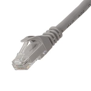Cable de red Radioshack Cat6, conector RJ45, 7.6 metros, gris