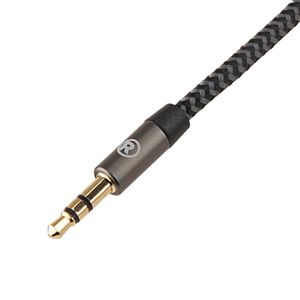 Cable trenzado Radioshack 3.5 mm, macho a macho, 0.9 m
