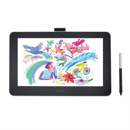 Tableta gráfica Wacom One Creative Pen display, pantalla 13.3", conexión Hdmi/Usb-A estándar, incluye lápiz digital, negro