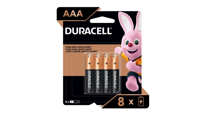 Pilas alcalinas Duracell AAA x8 - Coolbox