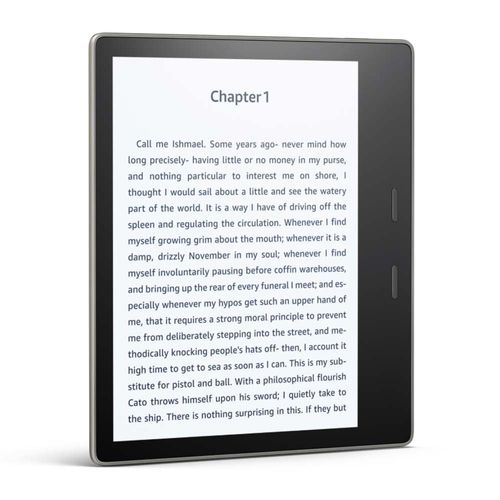 E-reader Amazon Kindle Oasis 7" 9th generación, 300pp, sin reflejos, 8GB, negro