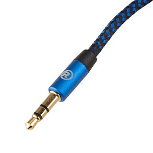 Cable trenzado Radioshack 3.5 mm, macho a macho, 91.4 cm