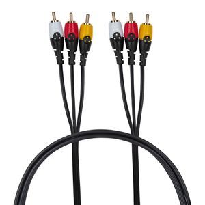 Cable Radioshack 3RCA a 3RCA, 1.8 metros, negro