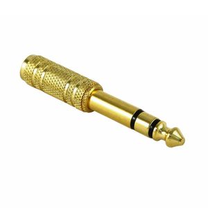 Adaptador para audífonos o micrófonos Radioshack 1/8", puntas chapadas en oro