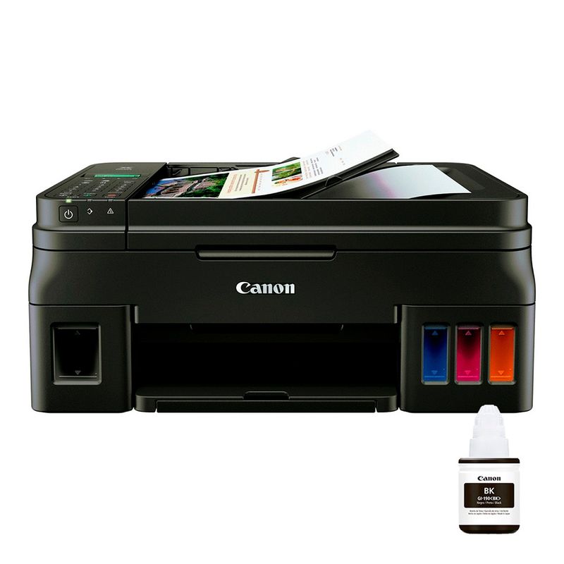 Impresora Canon PIXMA G4111 Wi-Fi con tinta 190BK beneficios