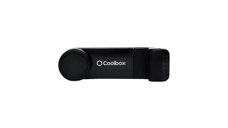 Soporte de celular para escritorio G mobile plegable, negro - Coolbox