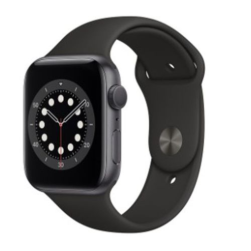 Smartwatch Apple Watch Series 6 gps, resistente al agua, máx. 18 horas, modos deportivos, 44mm, negro