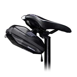 Bolso de bicicleta para asiento Wildman 0.8 litros, carcasa de poliuretano