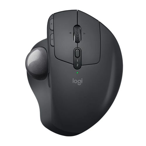 Mouse inalámbrico Logitech MX Ergo Trackball bluetooth, 512/2048 dpi, 8 botones, recargable, negro