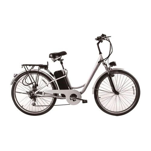 Bicicleta eléctrica Nakto Breeze, Aro 26, autonomía hasta 25-35 km, 250W, vel. 25 km/h, 6 velocidades