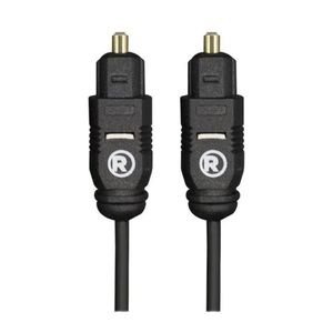 Cable óptico Radioshack Toslink, flexible y resistente