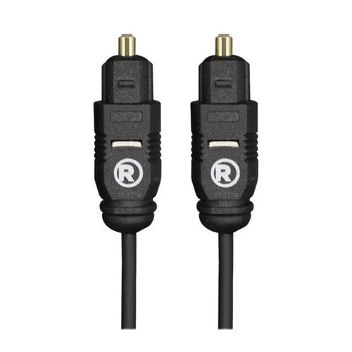 Cable óptico Radioshack Toslink, flexible y resistente