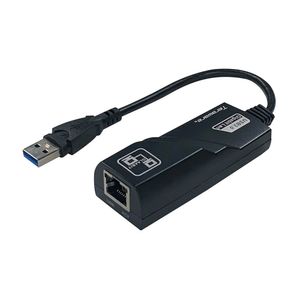 Adaptador Teraware conector usb 3.0 con puerto RJ45, negro