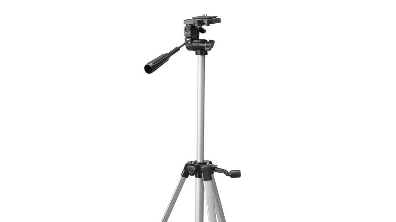 Trípode para cámara fotográfica altura 61 cm - 156 cm, compatible con  Nikon, Canon, Sony, cabezal giratorio 360°, aluminio, carga máx. 3 kg -  Coolbox