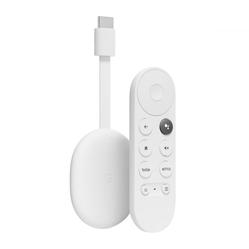 Google Chromecast 4ta generación 4K, 8GB + Google TV y control de voz Google Assistant
