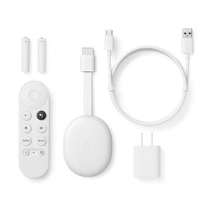 Google Chromecast 4ta generación 4K, 8GB + Google TV y control de voz Google Assistant