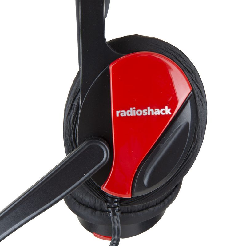 Audífonos Radioshack con micrófono USB sonido estéreo control de volumen negro Especificaciones