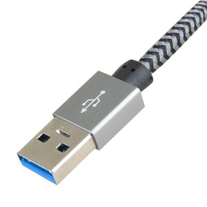 Cable tipo c a usb G Mobile 15w  1 m gris