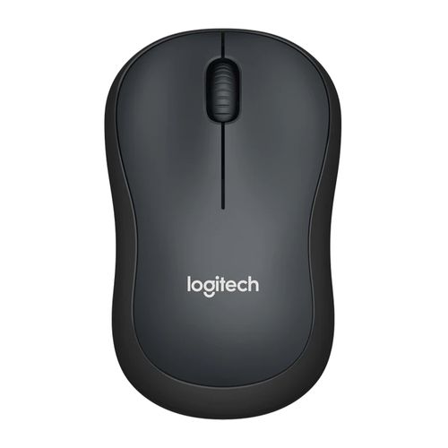 Mouse inalámbrico Logitech M220 silencioso, receptor usb, 1000 dpi, 3 botones, usa pila, negro