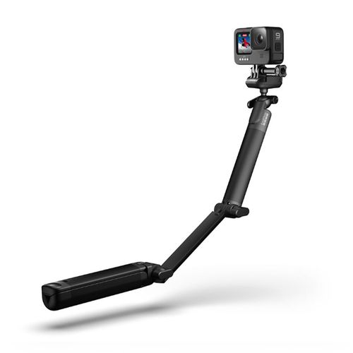 Trípode 3 en 1 GoPro compatible con todos los Hero, empuñadura, trípode y brazo máx 49.5 cm cabeza 360°