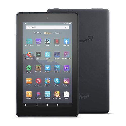 Tablet Amazon Fire 7", memoria: 16GB, RAM: 1GB, cámara: 2MP/2MP, procesador: MediaTek 8163, batería: 7 horas, color negro