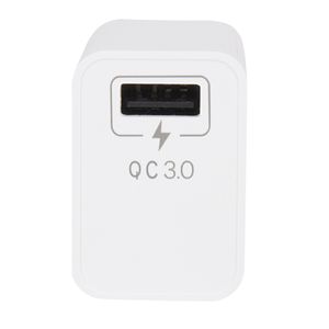 Cargador de pared + cable G Mobile tipo C a usb, 18W, carga rápida, 1m, blanco