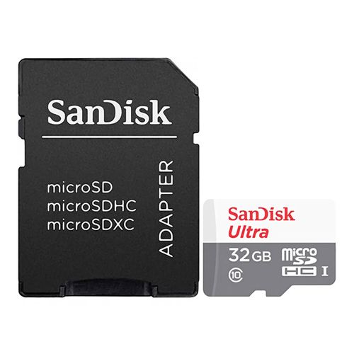 Micro SDHC con adaptador Sandisk Clase 10 U1 32GB 100MB/s