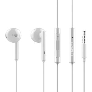Audífonos in ear con micrófono Huawei AM115 conector 3.5 mm, control de música y llamadas, blanco