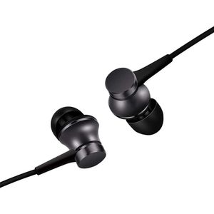 Audífonos in ear con micrófono Xiaomi Mi Basic Matte conector 3.5 mm, control de música y llamada negro