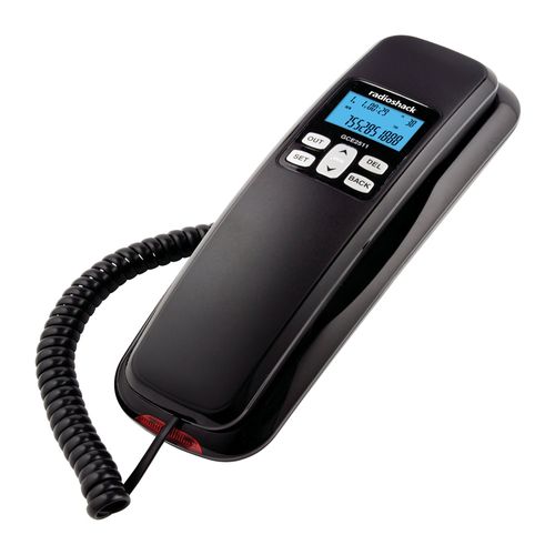 Teléfono fijo Radioshack identificador de  llamadas, memoria 38 números