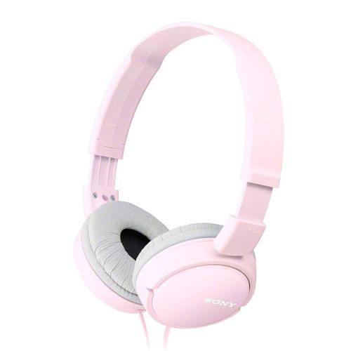 Audífono on ear sin micrófono Sony MDR-ZX110 diseño plegable giratorio, conector 3.5 mm, rosado