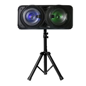 Parlante torre bluetooth Decibel 80W luces led + trípode