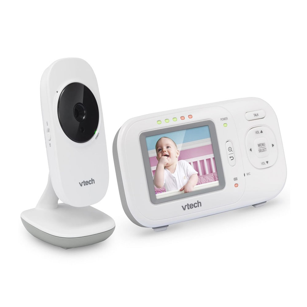 Monitor de video bebé Vtech VM2251 visión nocturna infraroja, hasta 100 m, recargable - Coolbox